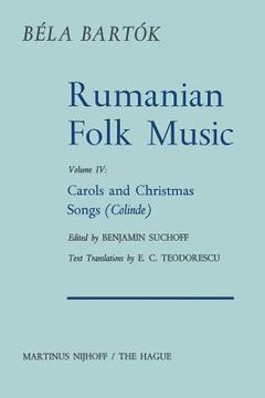 portada Rumanian Folk Music: Carols and Christmas Songs (Colinde) (in English)