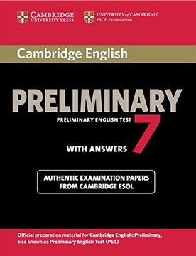 portada Cambridge English Preliminary 7 Student's Book With Answers (Pet Practice Tests) 