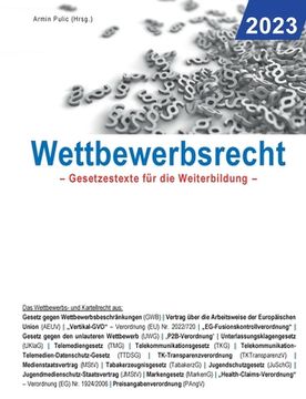 portada Wettbewerbsrecht 2023: Gesetzestexte für die Weiterbildung (in German)