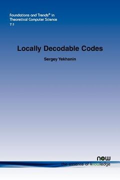 portada locally decodable codes (en Inglés)