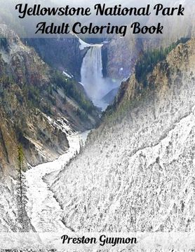 portada Yellowstone National Park Adult Coloring Book (en Inglés)
