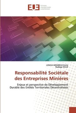 portada Responsabilité Sociétale des Entreprises Minières (en Francés)