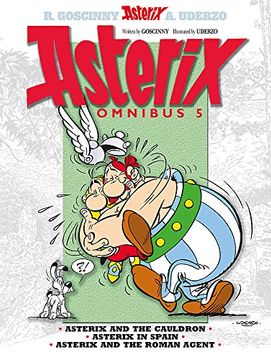 portada Asterix Omnibus 5: Includes Asterix and the Cauldron #13, Asterix in Spain #14, and Asterix and the Roman Agent #15 (en Inglés)