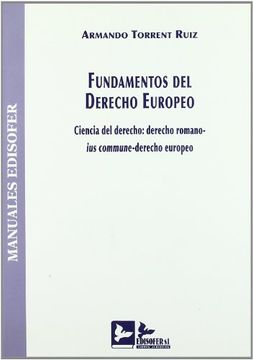 portada Fundamentos Del Derecho Europeociencia