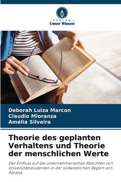 portada Theorie des geplanten Verhaltens und Theorie der menschlichen Werte (en Alemán)