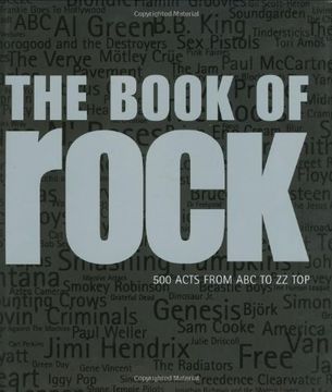 portada The Book of Rock: 500 Acts From abc to zz top (in English)