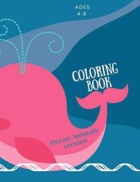 portada Coloring Book With Ocean Animals: Coloring Book for Kids With Ocean Animals: Magical Coloring Book for Girls, Boys, and Anyone who Loves Animals| 42 Pages With Single Sided Pages (in English)