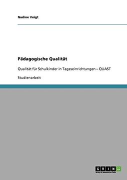 portada Pädagogische Qualität (German Edition)