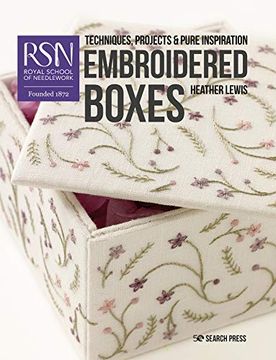 portada Rsn: Embroidered Boxes (Royal School of Needlework Guides) (in English)