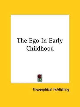 portada the ego in early childhood (en Inglés)