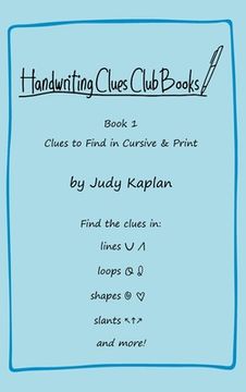 portada Handwriting Clues Club - Book 1: Clues to Find in Cursive & Print 