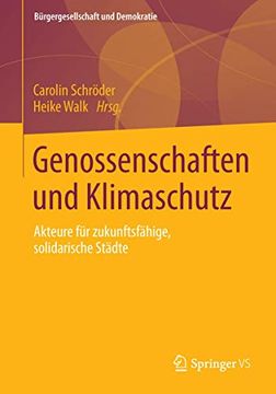 portada Genossenschaften und Klimaschutz: Akteure für Zukunftsfähige, Solidarische Städte (en Alemán)