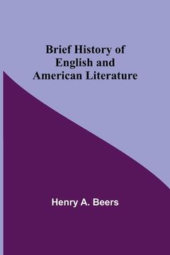portada Brief History of English and American Literature