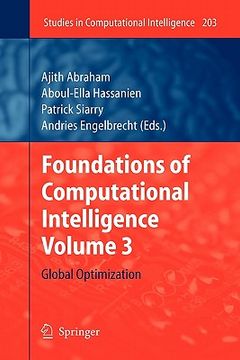 portada foundations of computational intelligence volume 3: global optimization (en Inglés)