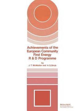 portada Achievements of the European Community First Energy R & D Programme