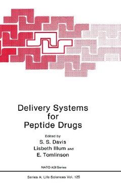portada delivery systems for peptide drugs (nato asi series a, life sciences, vol 125) (en Inglés)