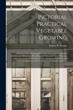 portada Pictorial Practical Vegetable Growing; a Practical Manual Giving Directions for Laying out Kitchen Gardens and Allotments, Describing the Value and Us (en Inglés)