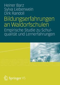 portada bildungserfahrungen an waldorfschulen (en Alemán)