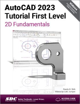 portada Autocad 2023 Tutorial First Level 2d Fundamentals (en Inglés)
