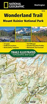 portada Wonderland Trail map (National Geographic Topographic map Guide, 1014) (en Inglés)