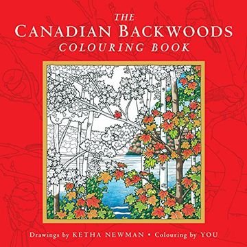 portada The Canadian Backwoods Colouring Book (en Inglés)