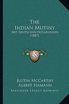 portada the indian mutiny: mit deutschen erflarungen (1887)