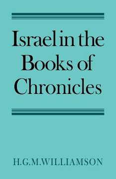 portada Israel in the Books of Chronicles (in English)