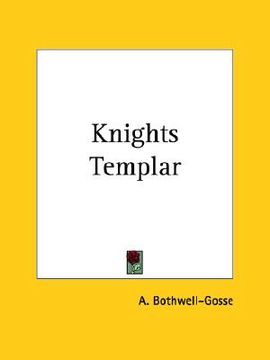 portada knights templar (en Inglés)