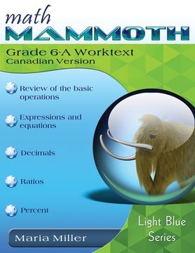 portada Math Mammoth Grade 6-A Worktext, Canadian Version (in English)