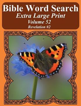 portada Bible Word Search Extra Large Print Volume 52: Revelation #2 (in English)