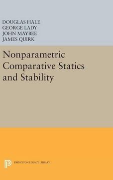 portada Nonparametric Comparative Statics and Stability (Princeton Legacy Library) (en Inglés)
