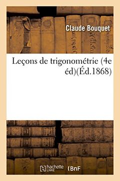 portada Leçons de trigonométrie, 4e édition (Sciences sociales)