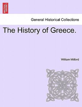 portada the history of greece. (en Inglés)