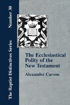 portada ecclesiastical polity of the new testament (en Inglés)
