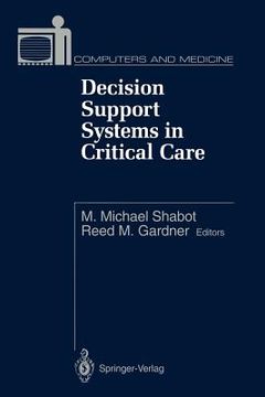 portada decision support systems in critical care (en Inglés)