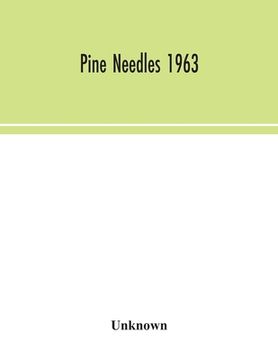 portada Pine Needles 1963 (en Inglés)