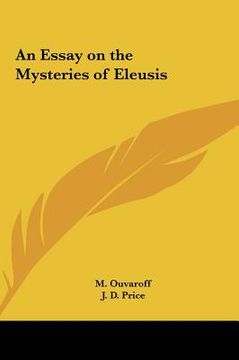 portada an essay on the mysteries of eleusis (en Inglés)