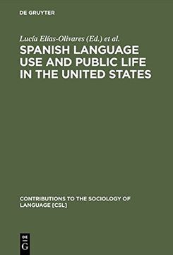 portada spanish language use and public life in the united states (en Inglés)