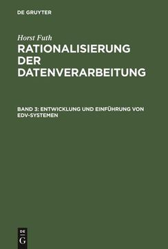 portada Entwicklung und Einführung von Edv-Systemen 