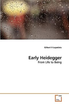 portada early heidegger