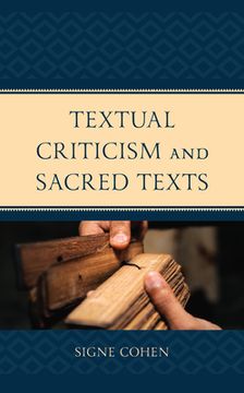 portada Textual Criticism and Sacred Texts (en Inglés)
