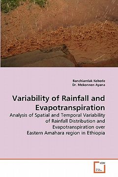 portada variability of rainfall and evapotranspiration (en Inglés)