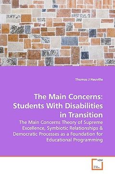 portada the main concerns: students with disabilities in transition (en Inglés)