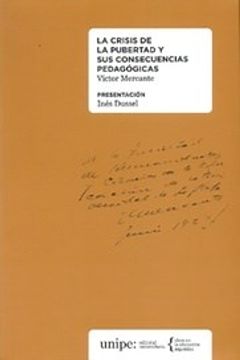 portada CRISIS DE LA PUBERTAD Y SUS CONSECUENCIAS PEDAGOGICAS, LA
