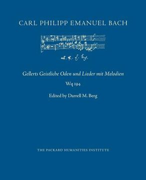 portada Gellerts Geistliche Oden und Lieder mit Melodien (in English)