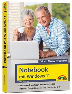 portada Notebook mit Windows 10: Leichter Einstieg für Senioren. Ohne Vorkenntnisse - Große Schrift und Komplett in Farbe (en Alemán)