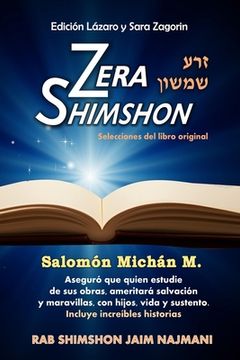 portada Zera Shimshón: En español