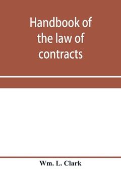 portada Handbook of the law of contracts (en Inglés)