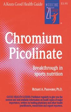 portada Chromium Picolinate (in English)
