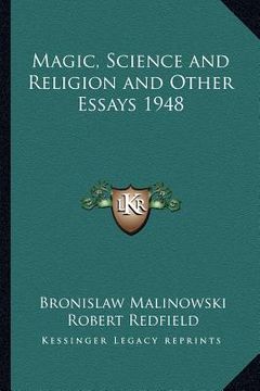 portada magic, science and religion and other essays 1948 (in English)